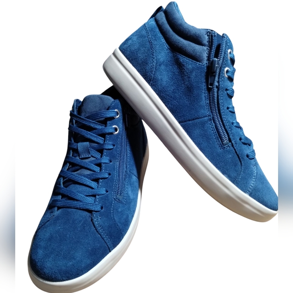 Vionic Rosemont Women's Suede Fashion Support Lifestyle Casual Sneakers Size 7